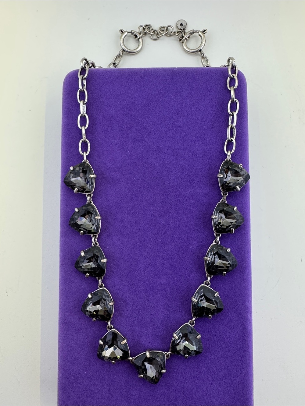 💛 Stella & Dot Somervell Heart Crystal Necklace | Designer Statement